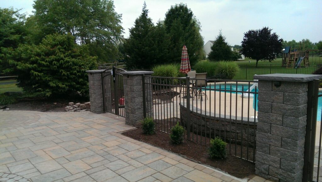 Aluminum Fence Installation by Montco Fence