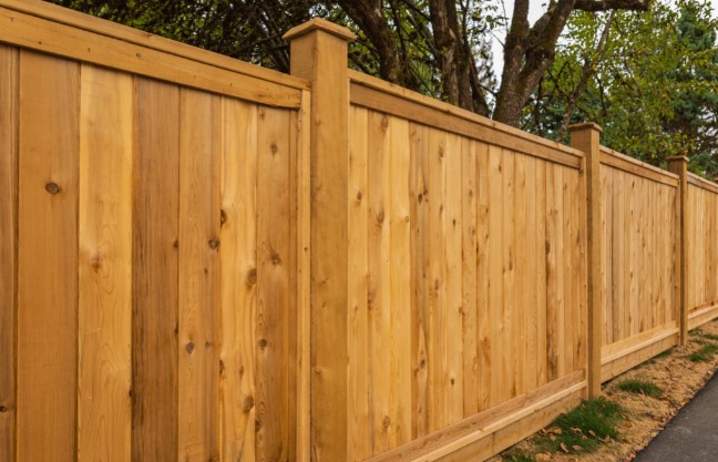 Aluminum and Wood Fences