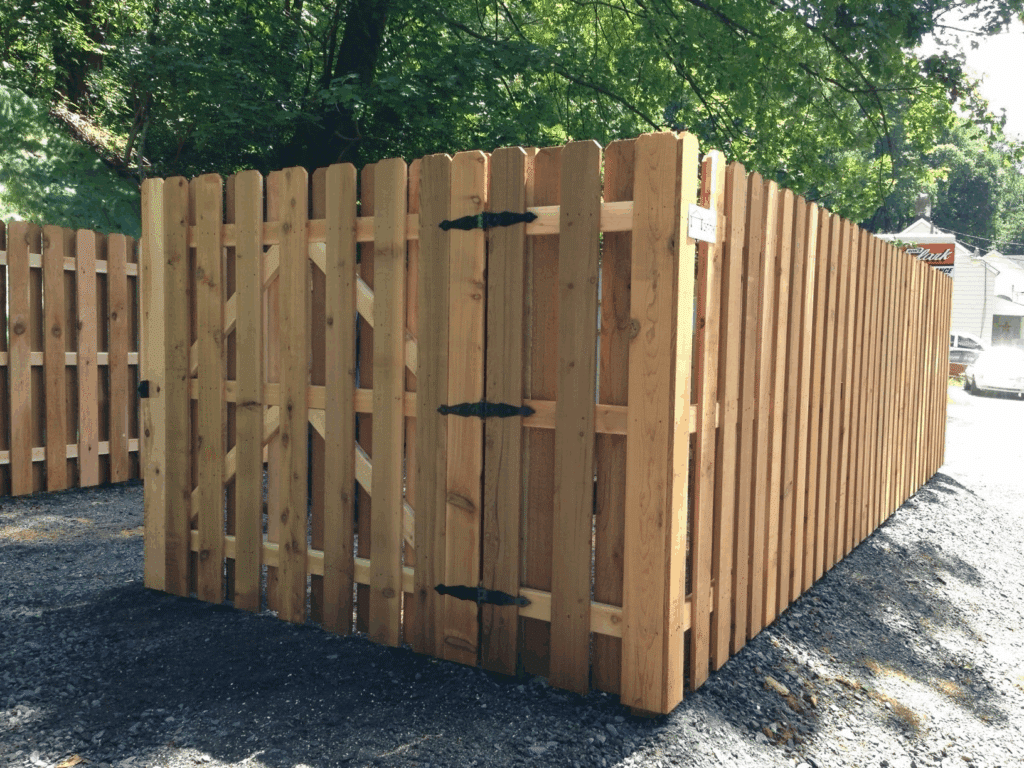wood fences installation