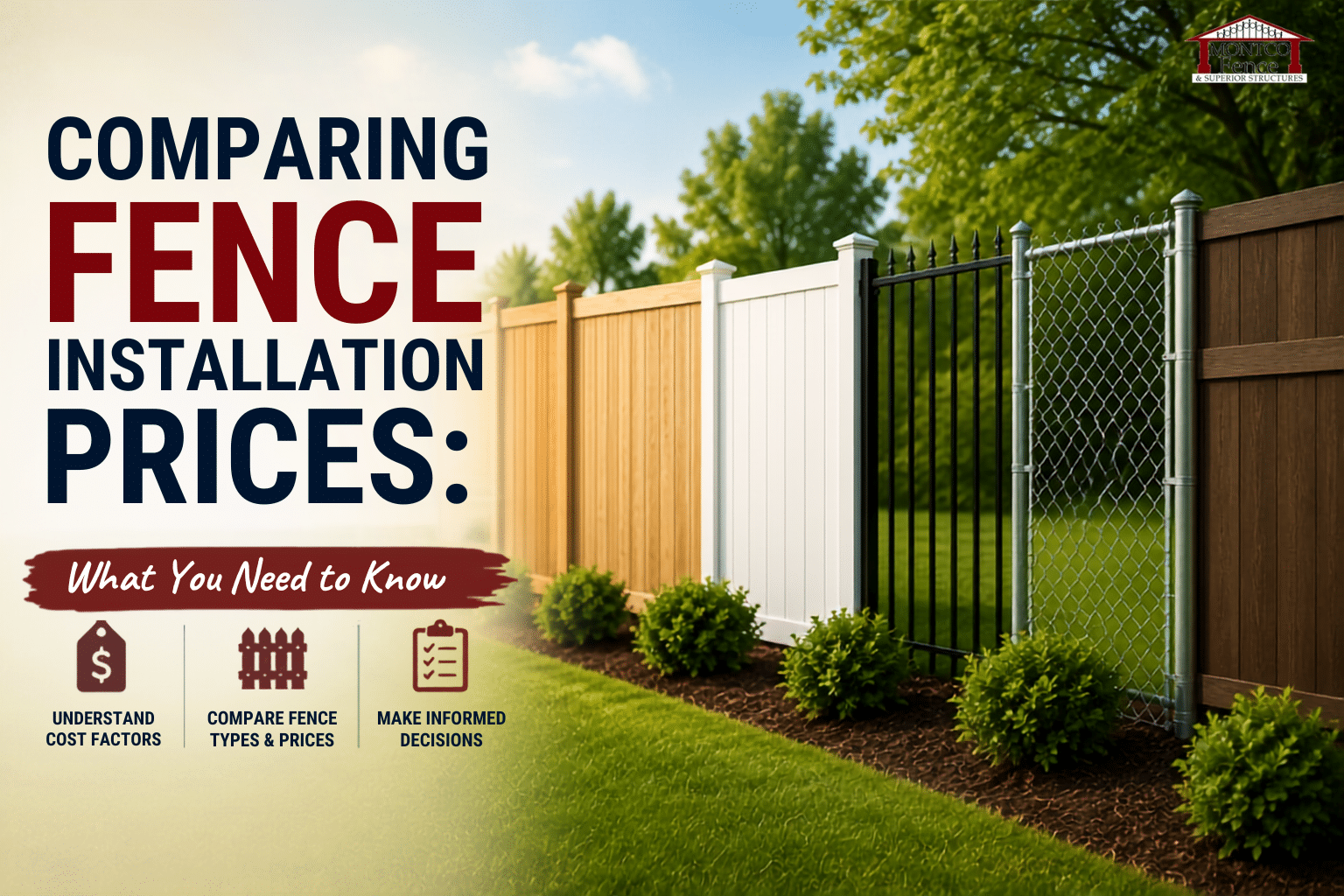 comparing fence installation prices